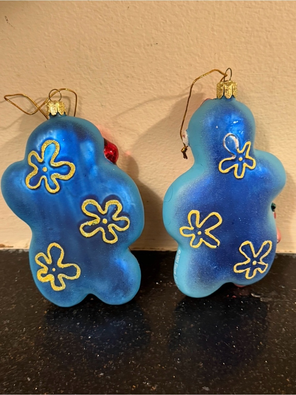 Viacom SpongeBob & Patrick Glass Christmas Ornament Set Of Two - Picture 4 of 6